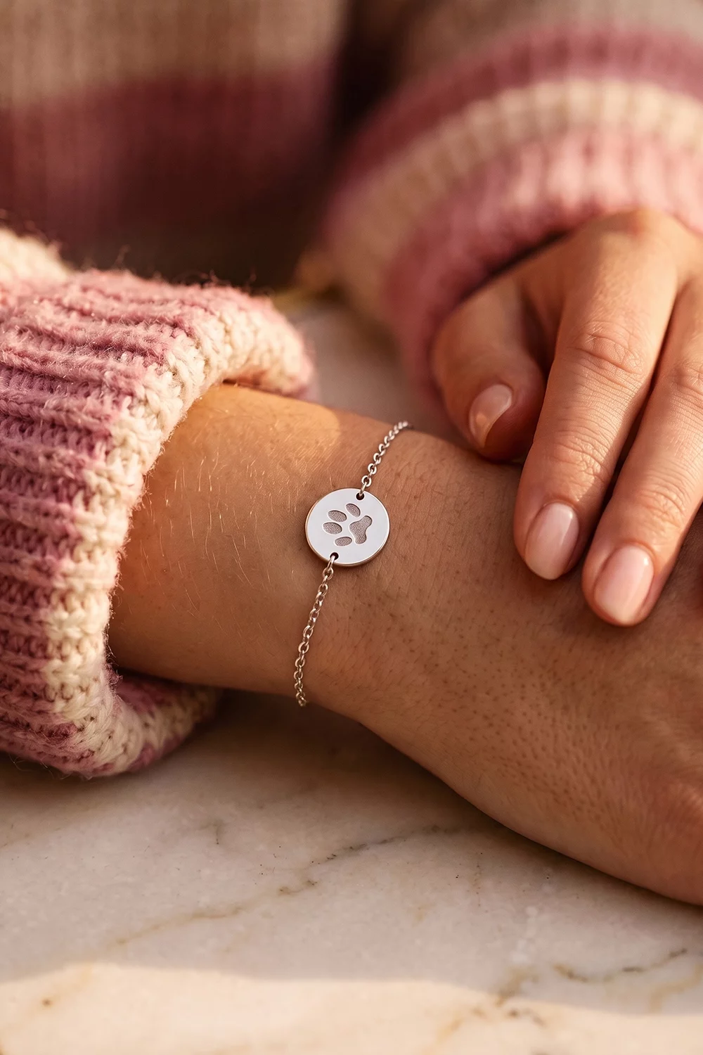Armband rond plaatje