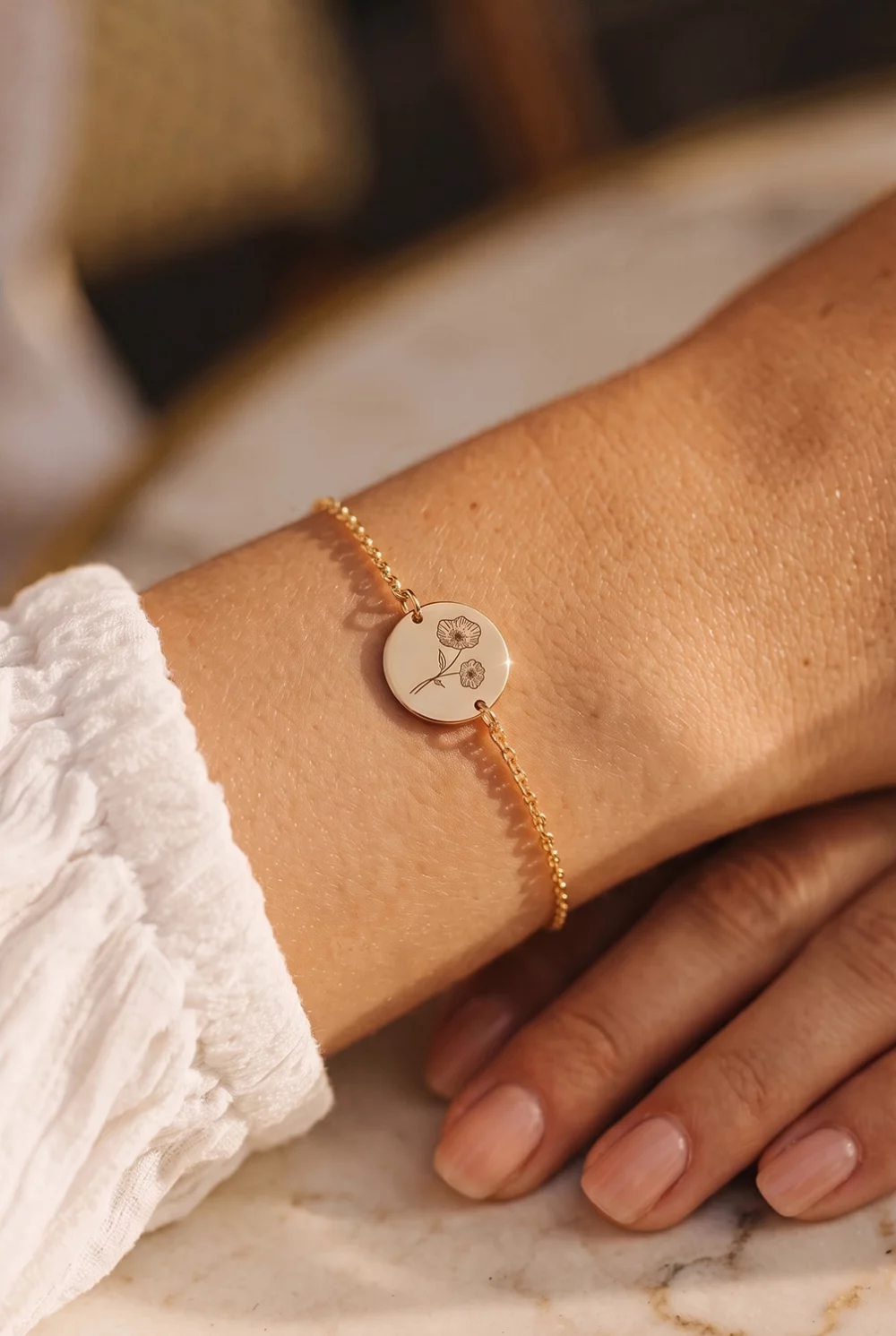 Armband rond plaatje
