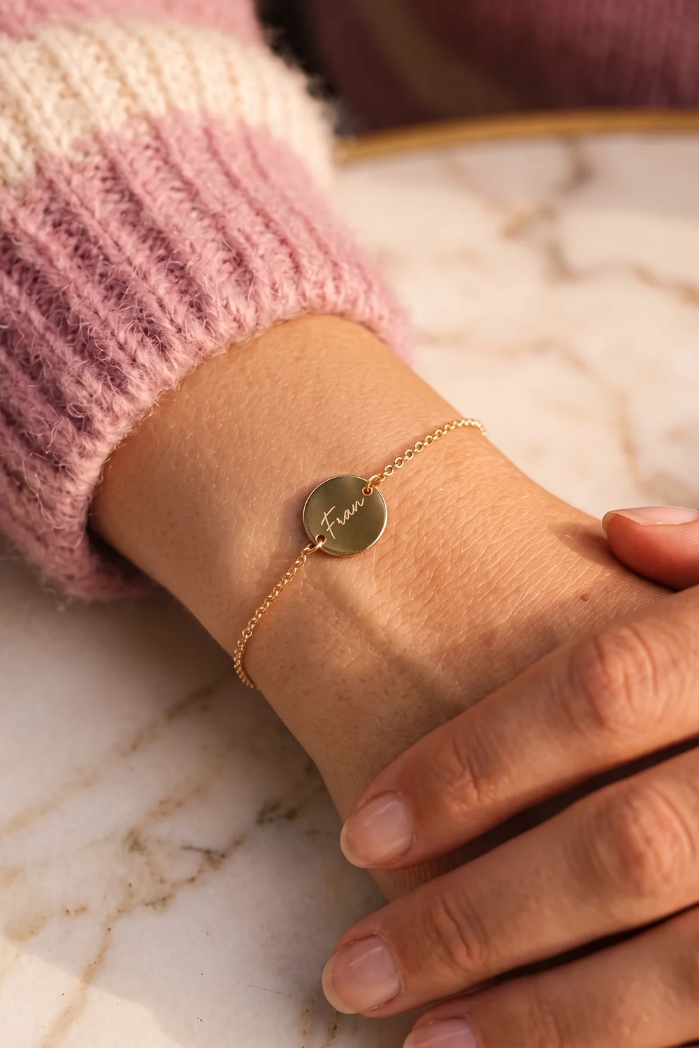 Armband rond plaatje