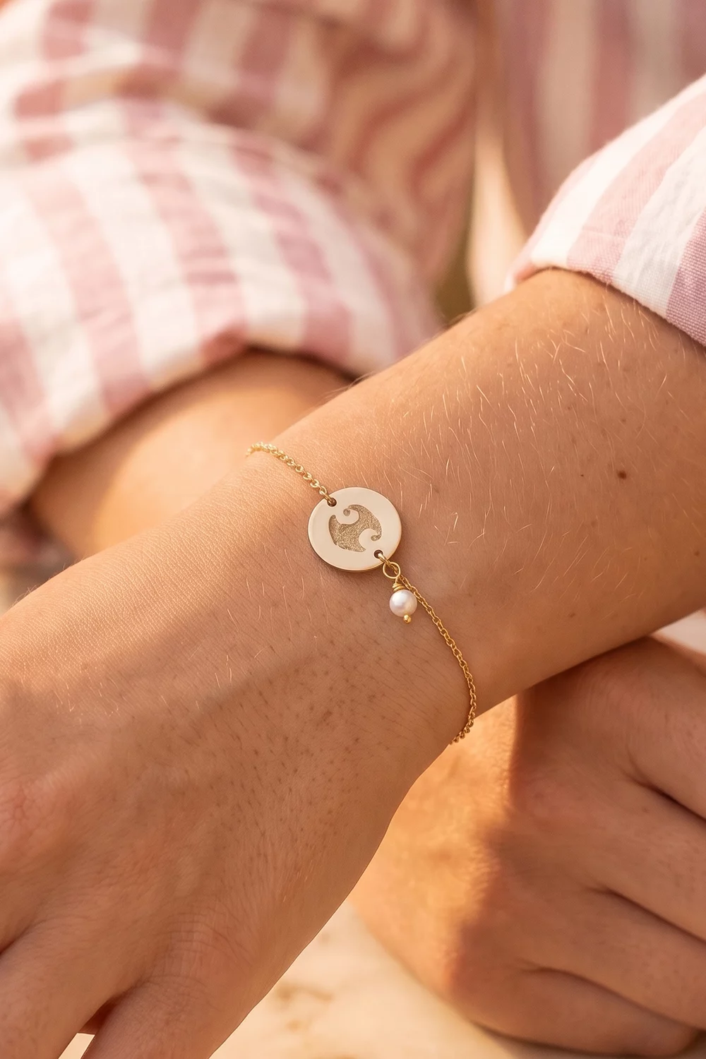 Armband rond plaatje