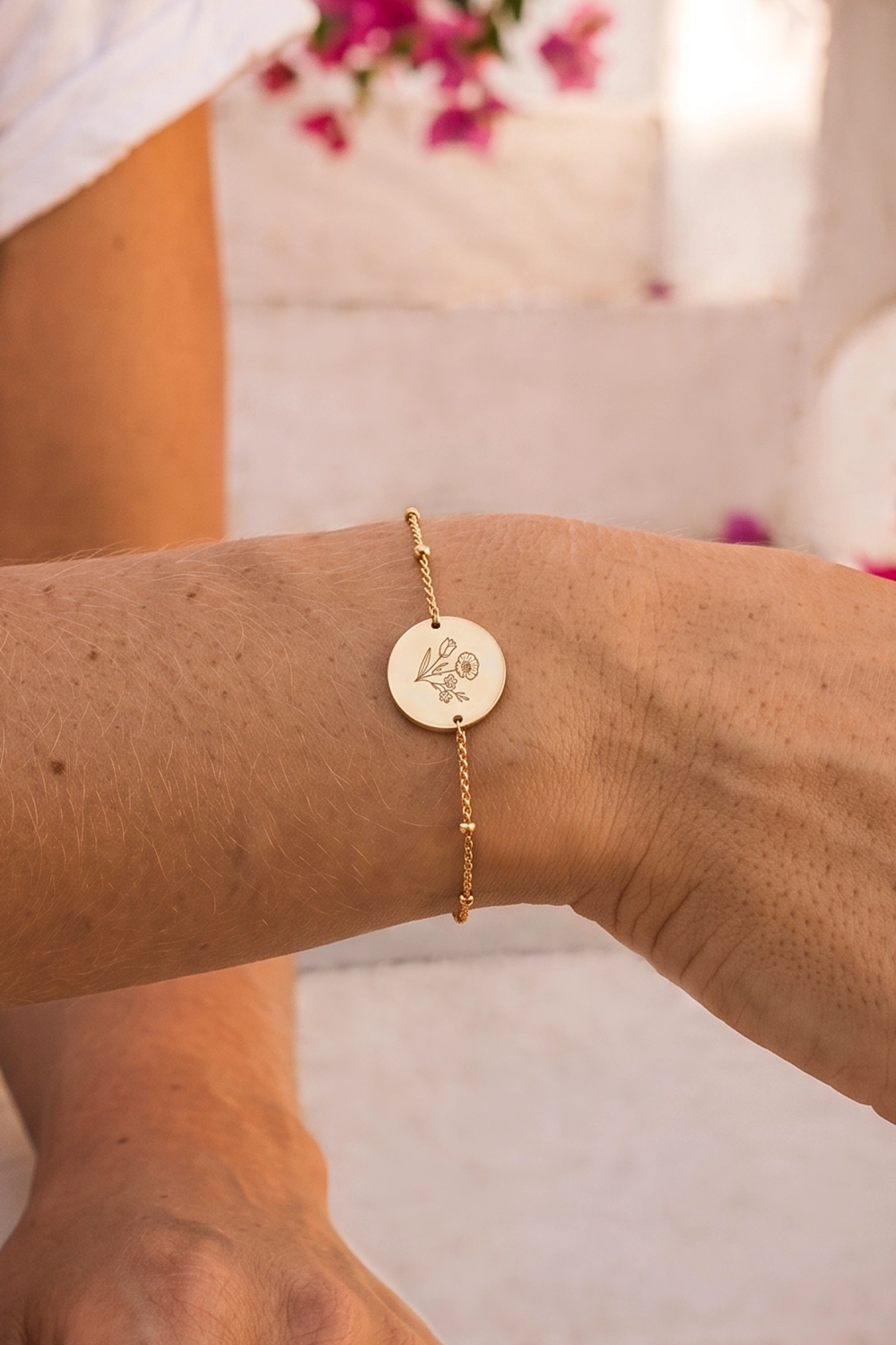 Armband rond plaatje