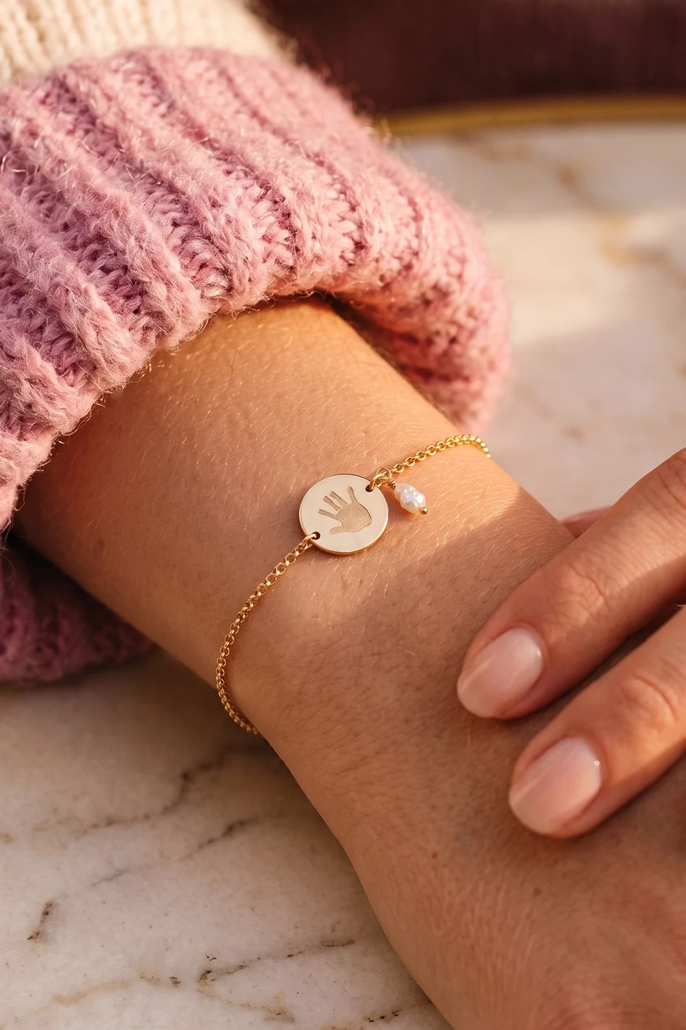 Armband rond plaatje