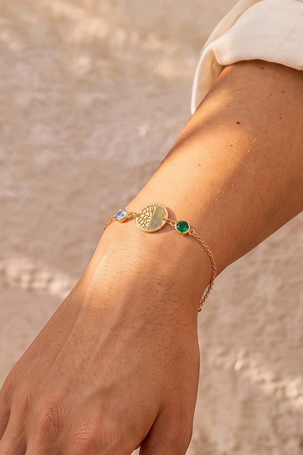 Armband rond plaatje